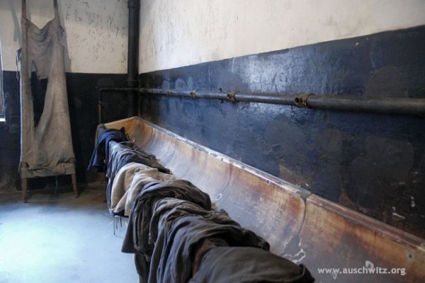 Changing room Auschwitz