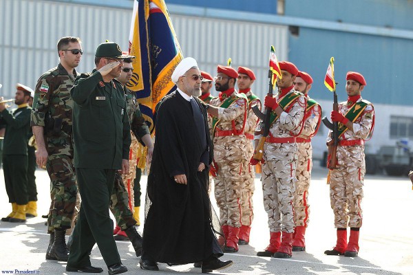 Iranian President Hassan Rouhani-Islamic Revolution Guards Corps (IRGC) Navy