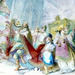 A fresco of King David dancing before the Ark by Johann Baptist Wenzel Bergl (Photo by Wolfgang Sauber)