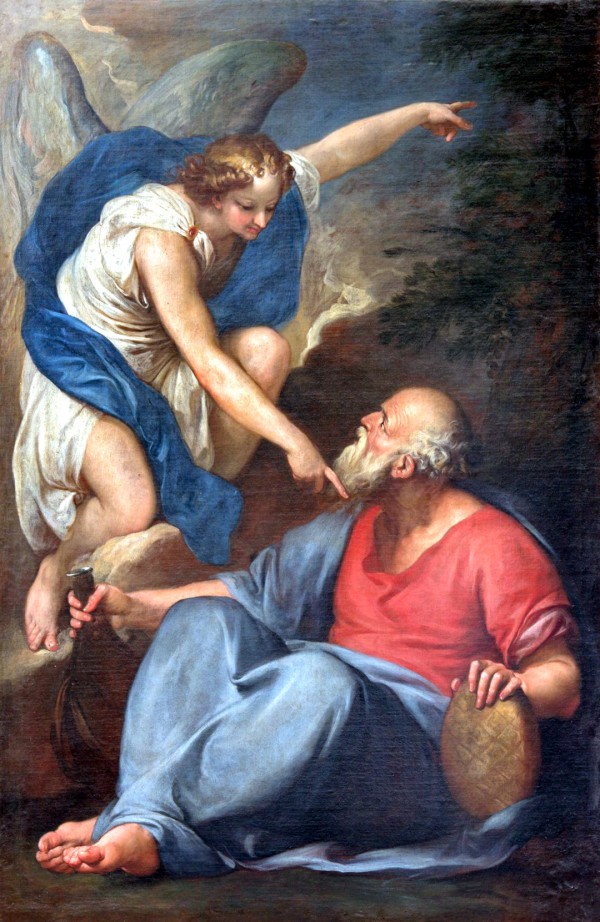 The Prophet Elijah Receiving Bread and Water from an Angel