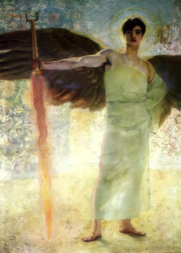 The Guardian of Paradise, by Franz Von Stuck