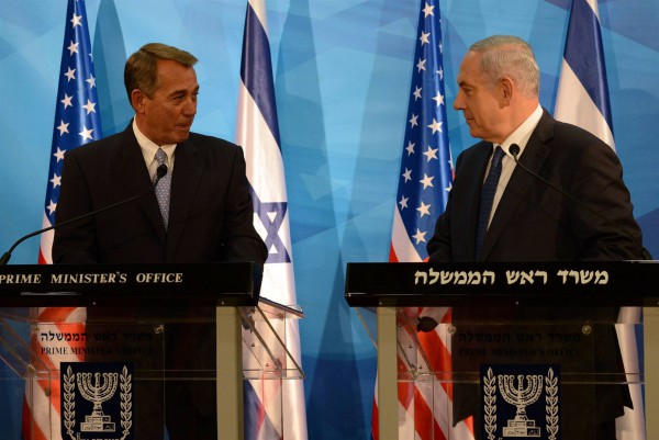 John Boehner-Benjamin Netanyahu-Israel-April-2015