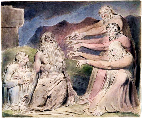 Job Rebuked by His Friends, by William Blake