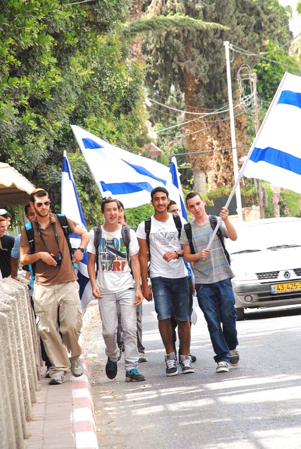 Israeli youth celebrate the rebirth of Israel as a nation.