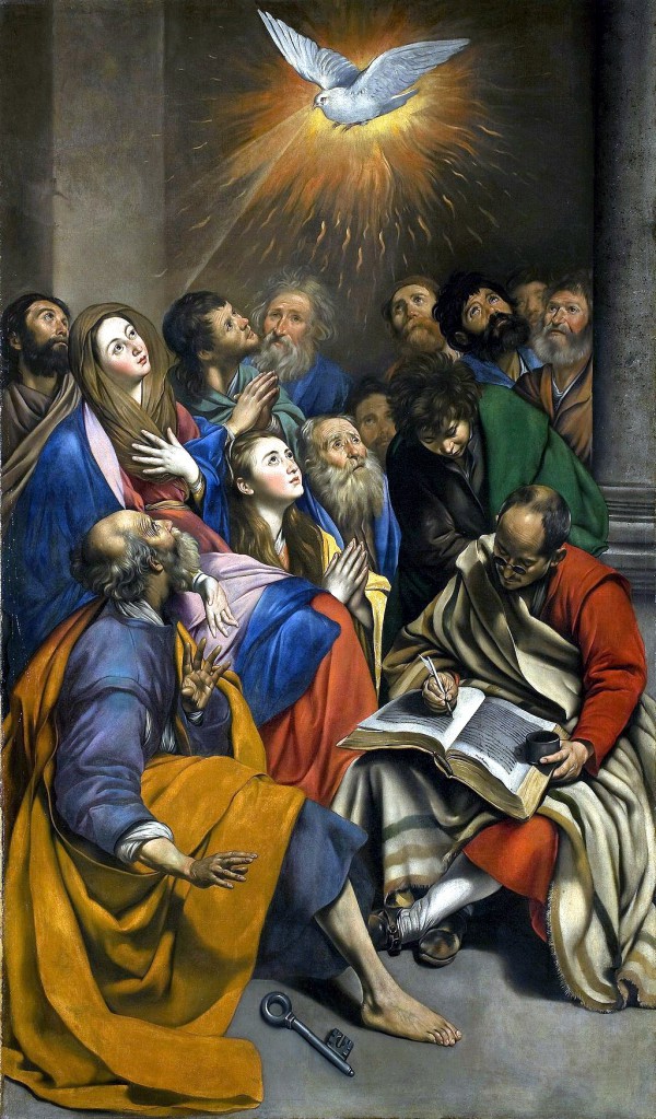 Pentecost, by Juan Bautista Maino (Museo del Prado)