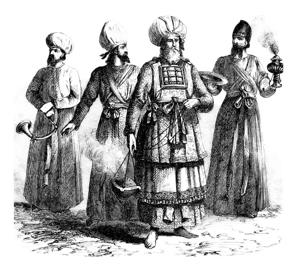 A depiction of the Jewish priests