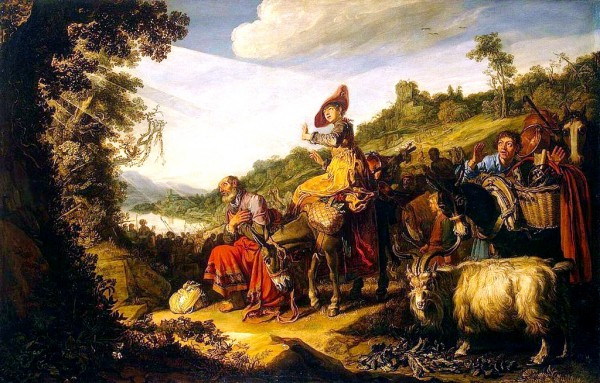 Abraham's Journey to Canaan, by Pieter Lastman