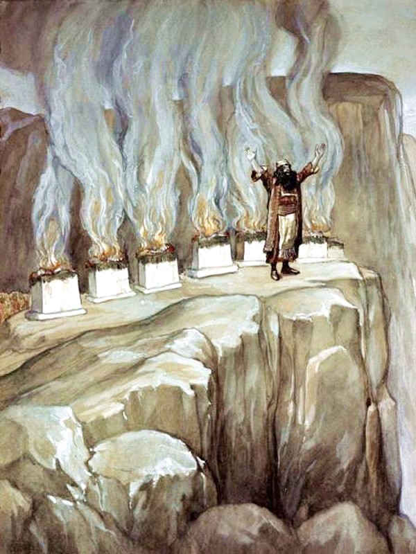 Balaam Prophesies the Glory of Israel, by James Tissot