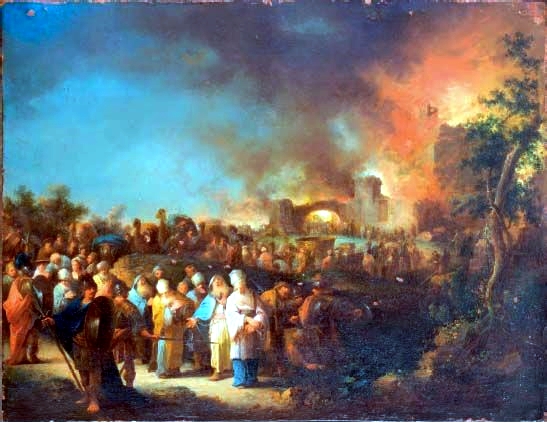 Destruction of Jerusalem, by Johann Georg Trautmann