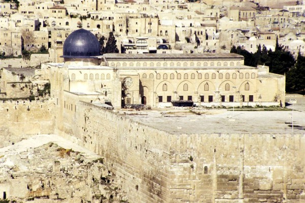 The Muslim world ranks the Al-Aqsa Mosque on the Temple Mount the third holiest place.