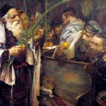 Sukkot in the Synagogue, by Leopold Pilichowski