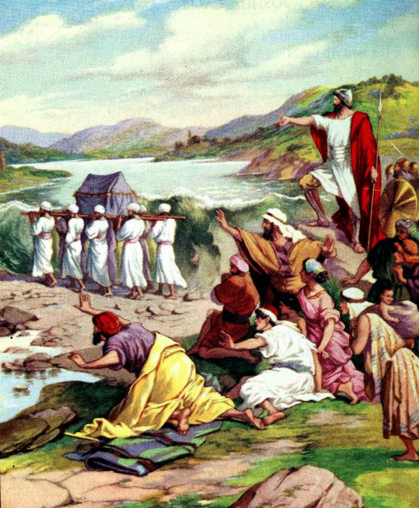 Crossing the Jordan (Bible Primer, 1919)