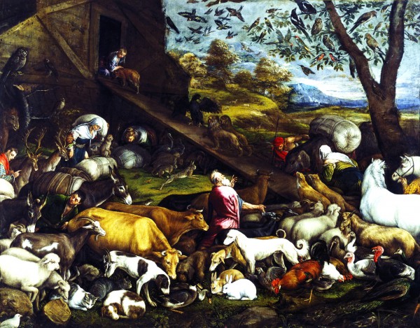 Entry of the Animals into the Ark, by Jacopo Bassana