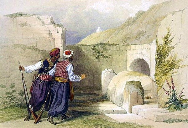 Tomb of Joseph at Shechem (1839), by David Roberts