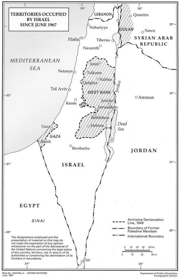 Israel-map-UN-disputed or occupied-territories-product labeling