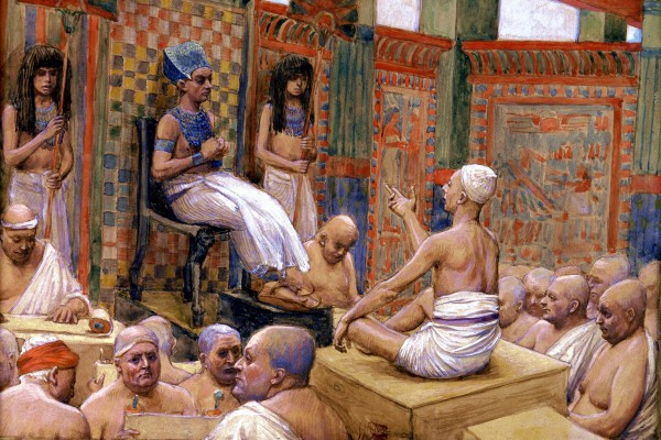 Joseph Interprets Pharaoh's Dream, by James Tissot