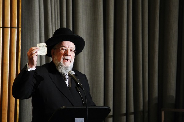 Yisrael Meir Lau, Rabbi and Chairman of the Yad Vashem Council, International Holocaust Remembrance Day