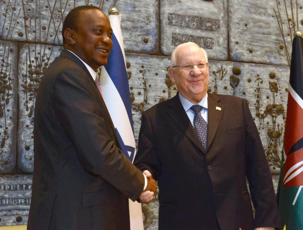 President Rivlin, Kenyan President Kenyatta