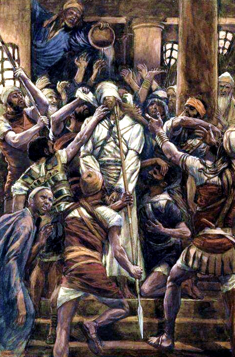 Maltreatments in the House of Caiaphas, by James Tissot