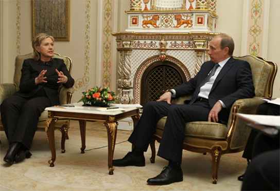 Hillary Clinton, Vladimir Putin