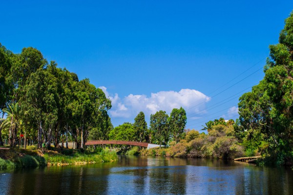 Yarkon Park in Tel Aviv, Israel