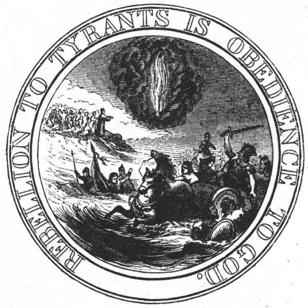 Benjamin Franklin proposed seal of the US