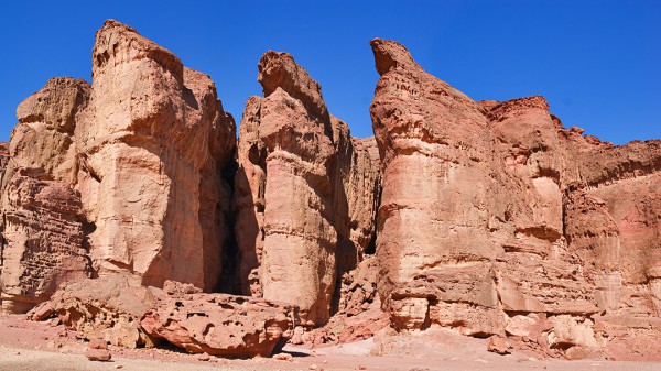 Solomon's Pillars at Timna Park in Israel's Negev