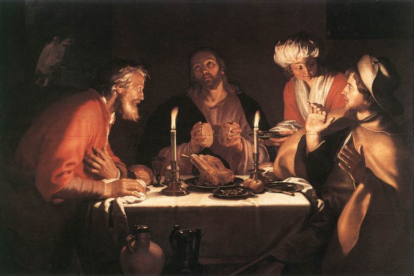 The Emmaus Disciples (1822), by Abraham Bloemart